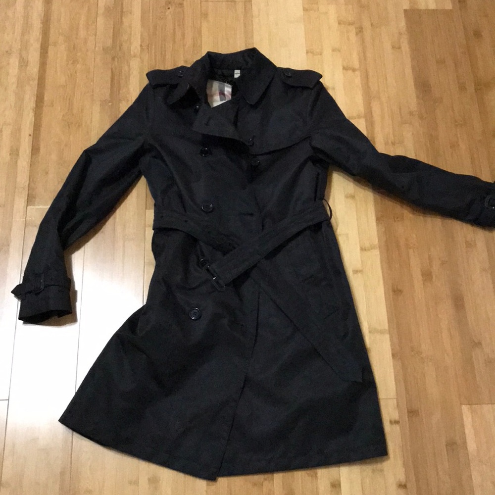 Black Burberry Trench Coat